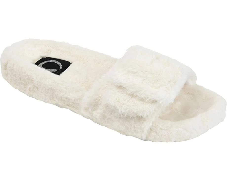 Journee Collection Faux Fur Shadow Slipper