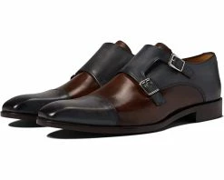 Massimo Matteo Two-Tone Double Monk