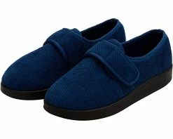 Silverts Wide & Comfy Easy Closure Slippers