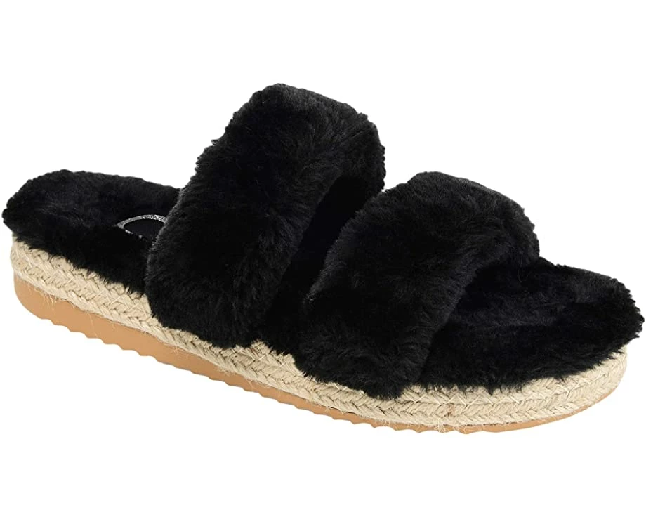 Journee Collection Faux Fur Relaxx Slipper