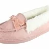 Jessica Simpson Women's Micro Suede Moccasin Indoor Outdoor Slipper Shoe 1 Jessica Simpson Women's Micro Suede Moccasin Indoor Outdoor Slipper Shoe -Fairfax And Favor Shop 71PmESRDC2L. AC SR920736