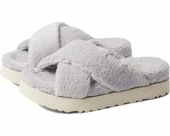 UGG Fuzz Sugar Terry Cross Slide