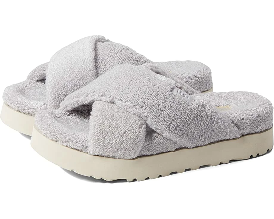 UGG Fuzz Sugar Terry Cross Slide