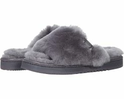FIRESIDE By Dearfoams Cairns Genuine Shearling Slide